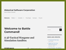 Tablet Screenshot of historicalsoftware.com